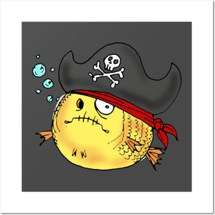 Pirate fish Posters and Art